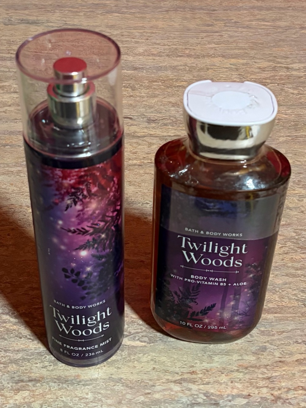Bath & Body Works Discontinued Twilight Woods Mist & Body Wash Duo